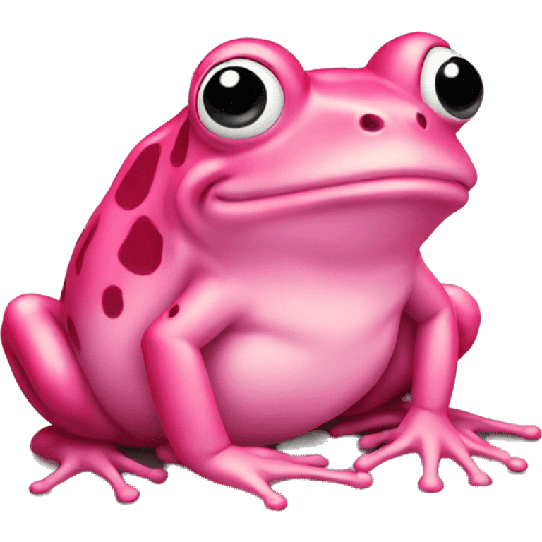 pink frog emoji