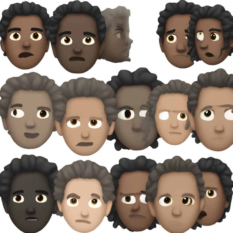 robert-smith with black eyes emoji