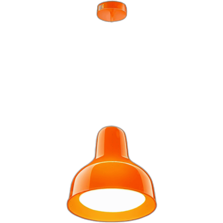 artemide lampe orange emoji