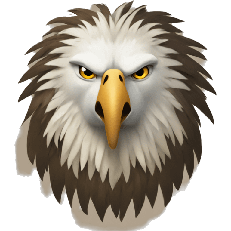 eagle merged with lion emoji