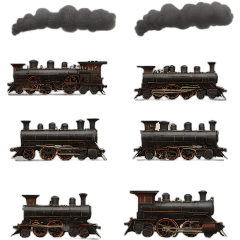 Steam train emoji