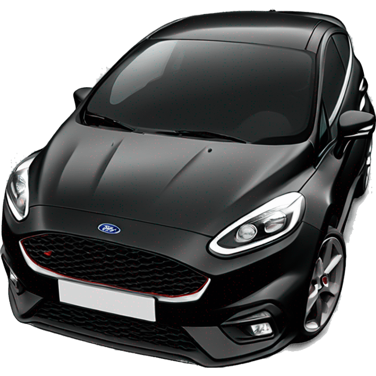 ford fiesta ST line black emoji