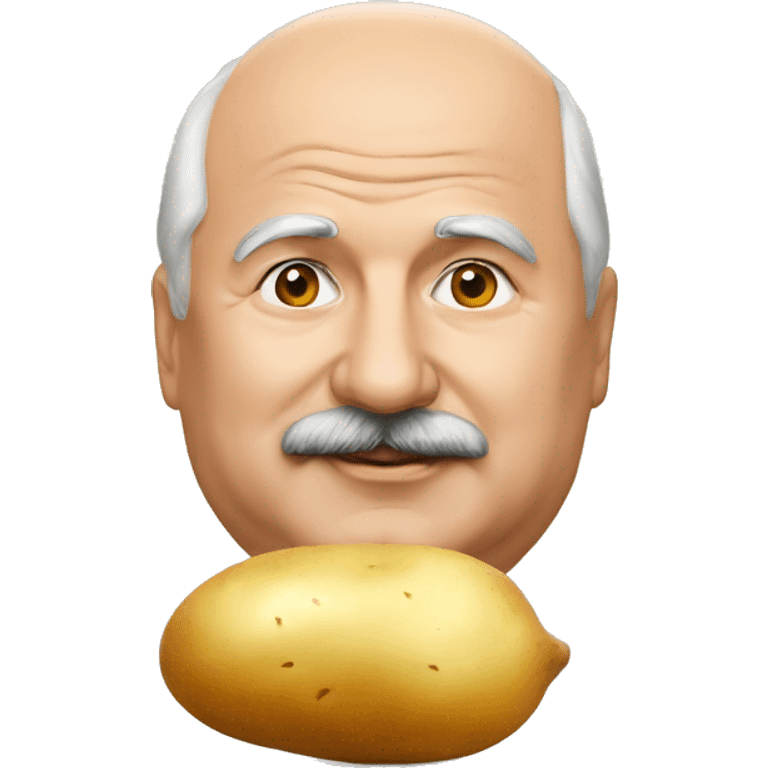 Lukashenko and potato emoji