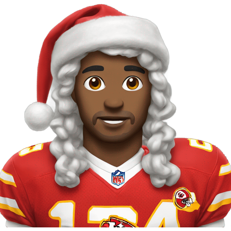 KC Chiefs Xmas emoji