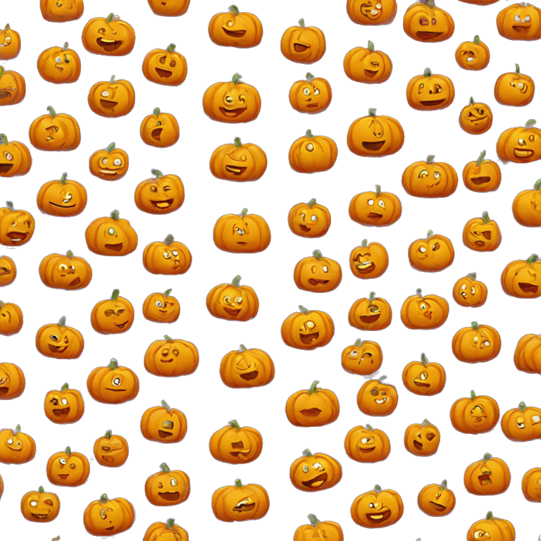 cute pumpkin emoji