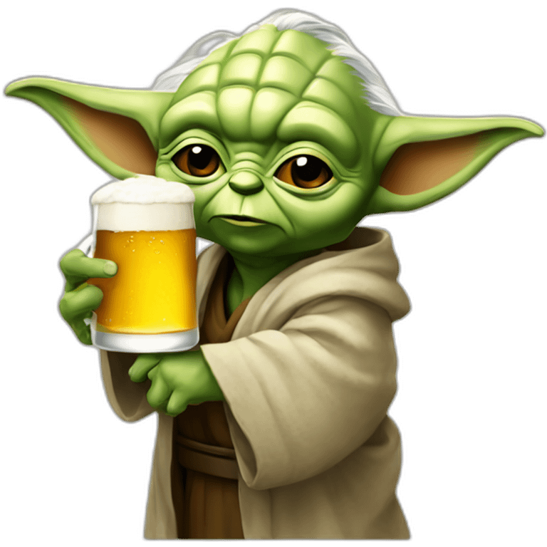 Yoda-driking-beer-in-the-hand emoji