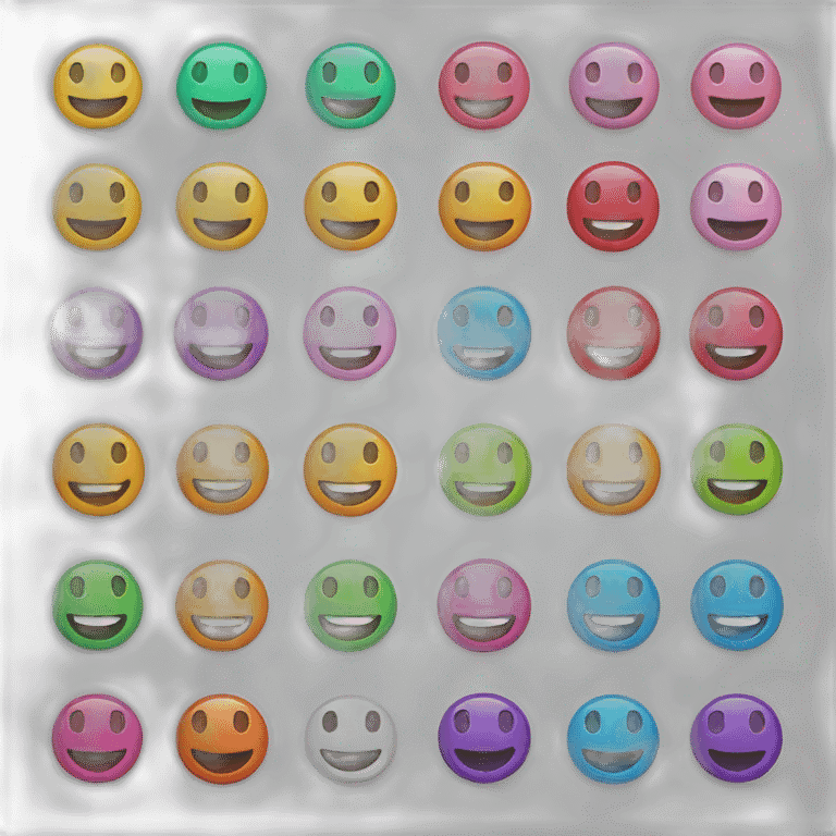 colorfull smile symbol emoji