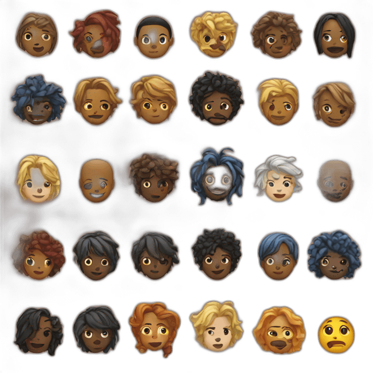 All zodiac combined emoji