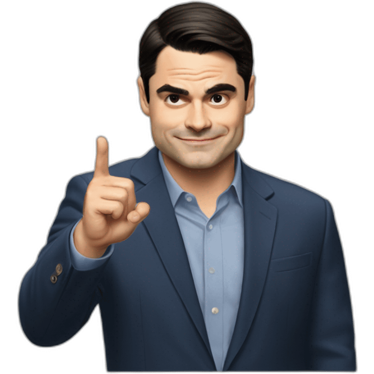 ben shapiro flipping off emoji