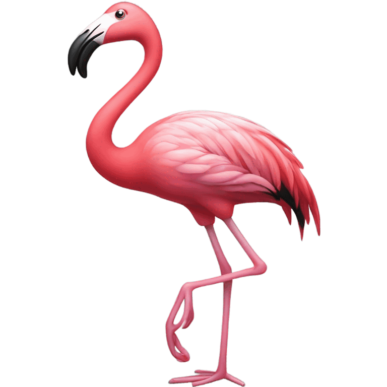 Dancing flamingo emoji