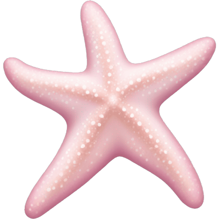 Pastel pink starfish emoji