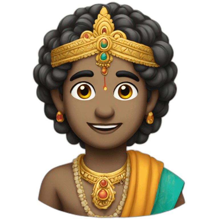 Cartoon Krishna  emoji