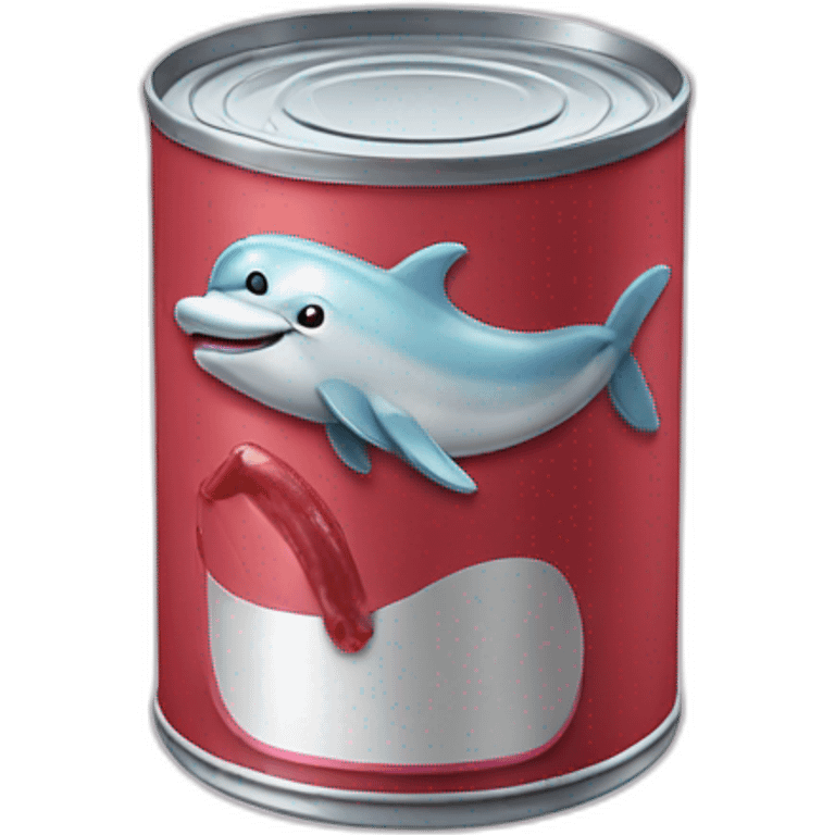 Can of Dolphin meat emoji