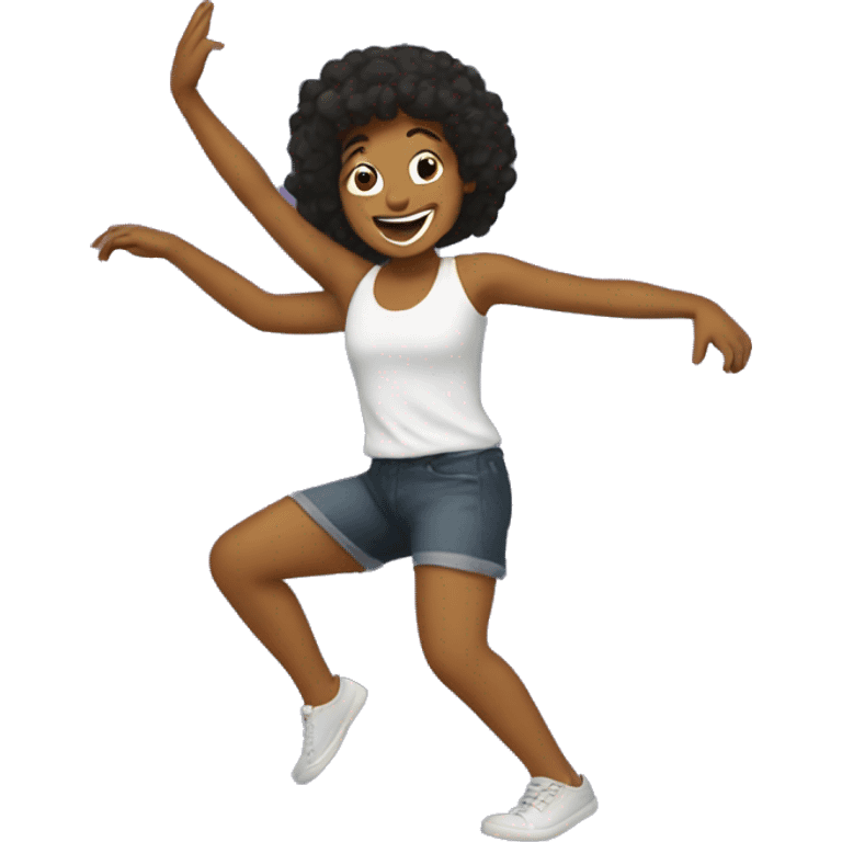 friend dancing emoji