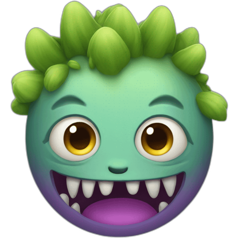 Cute little monster emoji