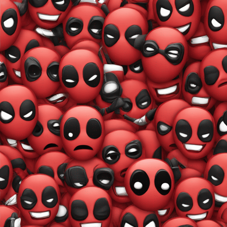 Deadpool face emoji