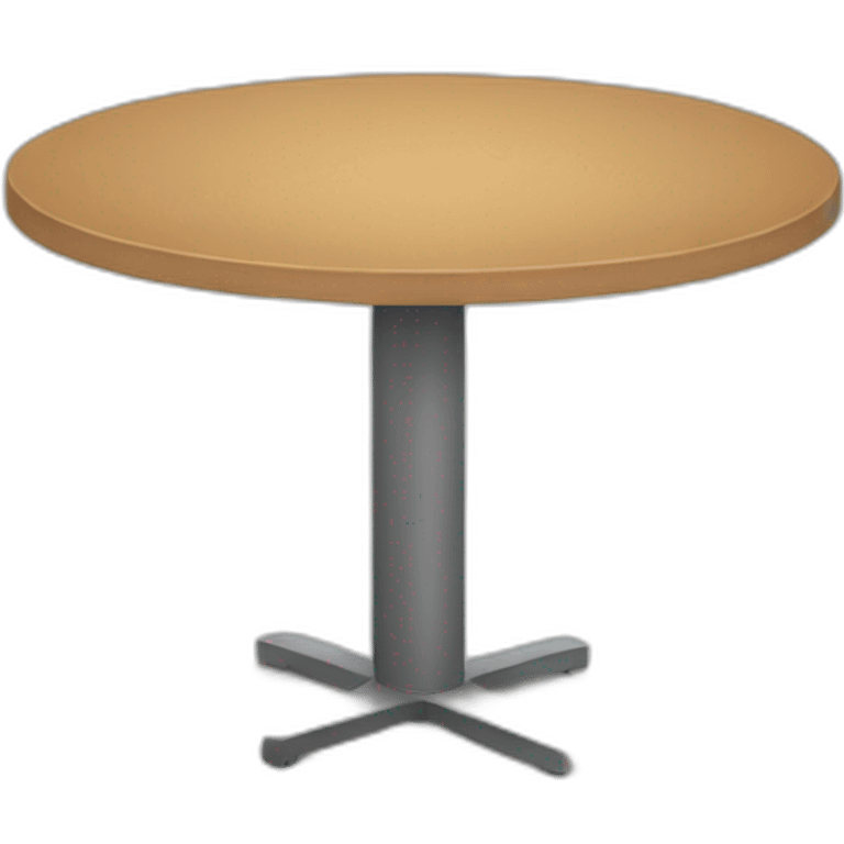 a circle table emoji