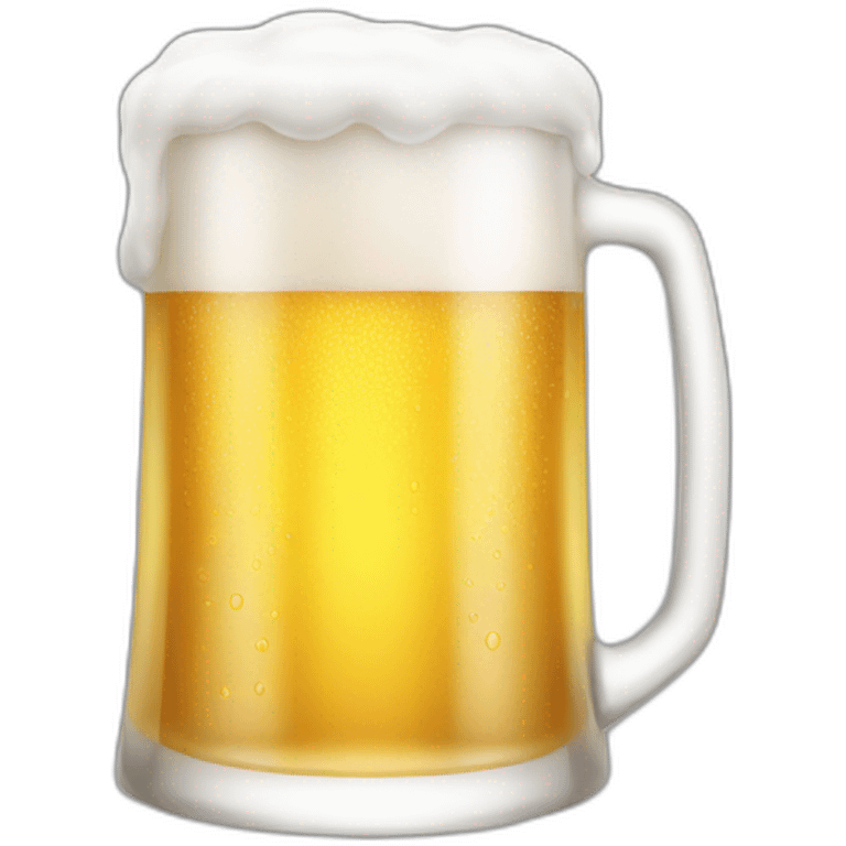 white beer emoji