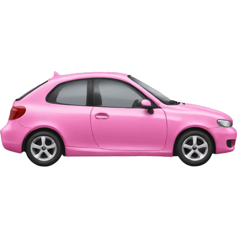 Pink car emoji