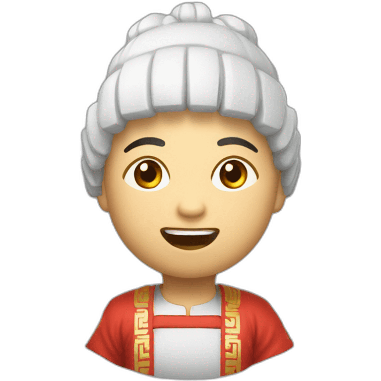 Chinois qui joue au jeux videos emoji