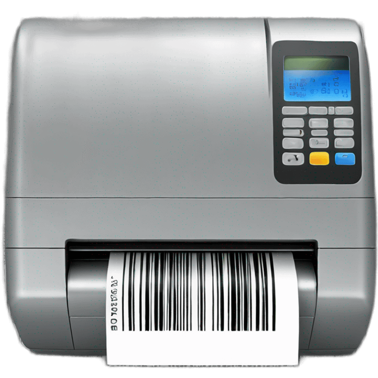 barcode label printer emoji