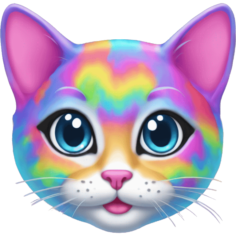 lisa frank cat emoji