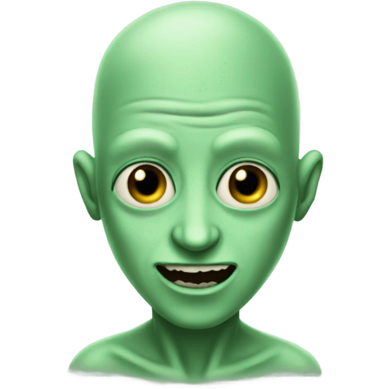 bald alien weird guy  emoji