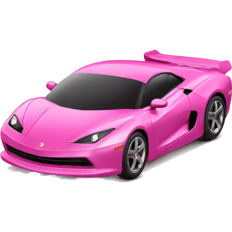 pink super car emoji