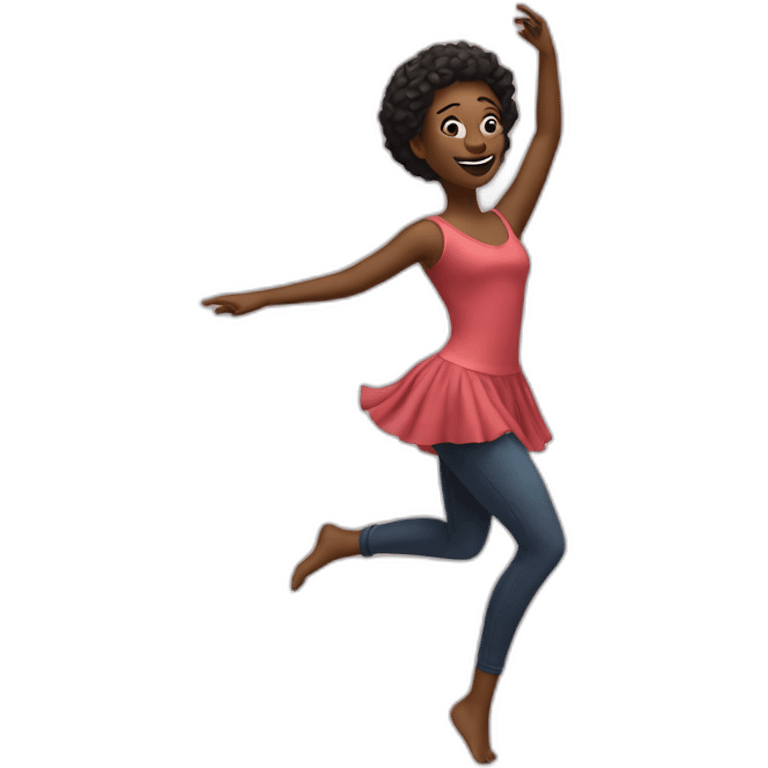 DANCING PERSON WITH ALEXA emoji