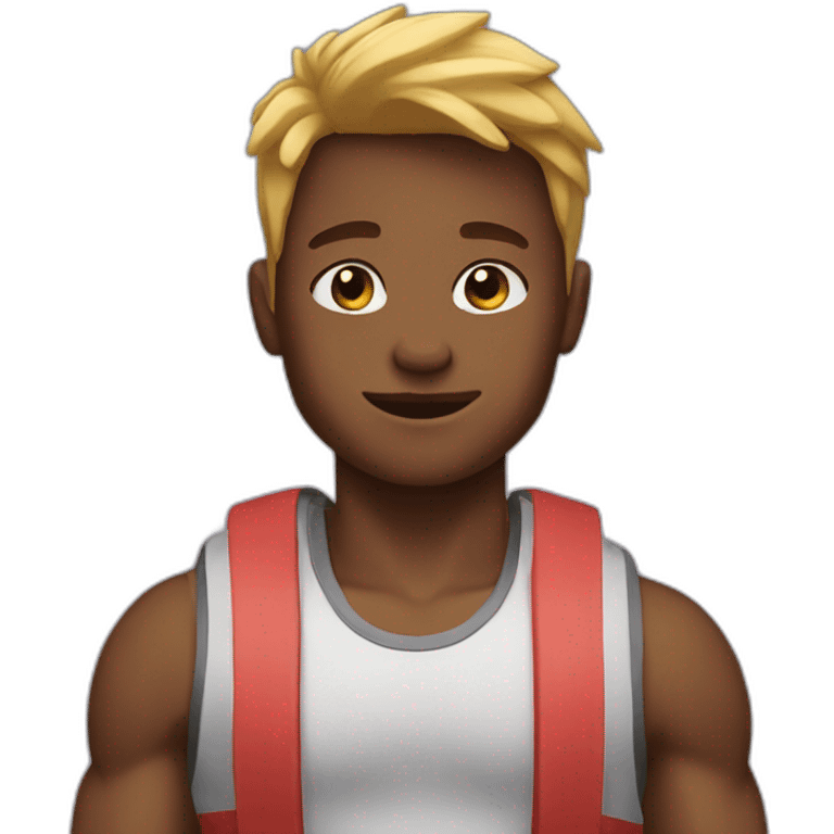 Create a gym asthetic boy emoji