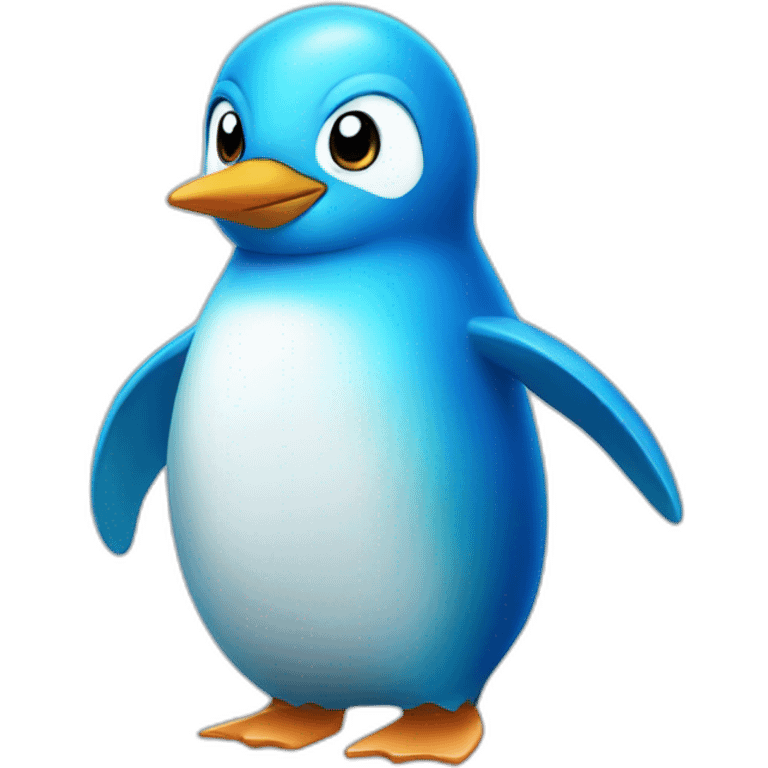 blue ice penguin emoji