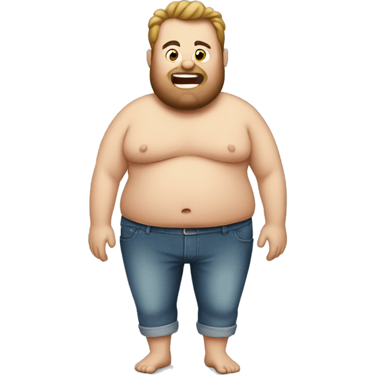 man losing weight emoji