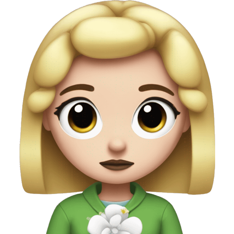 Powerpuff girl blossom emoji