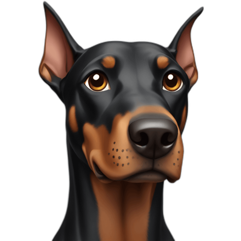 Dog Doberman emoji