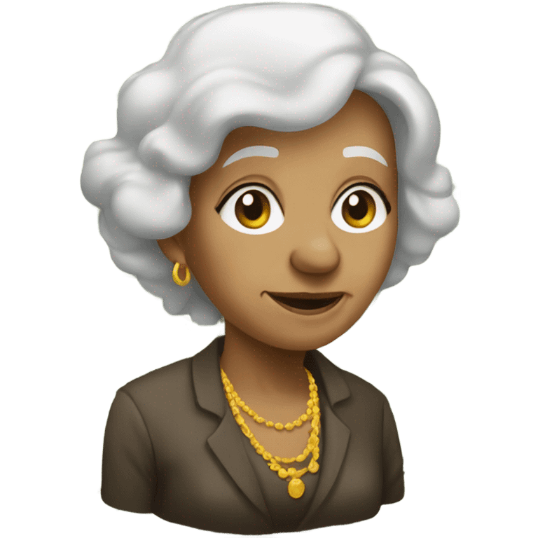 Old money woman  emoji