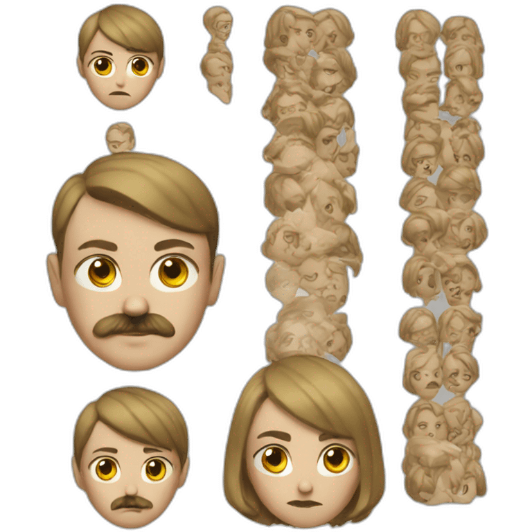 Adolf Hitler is a woman emoji