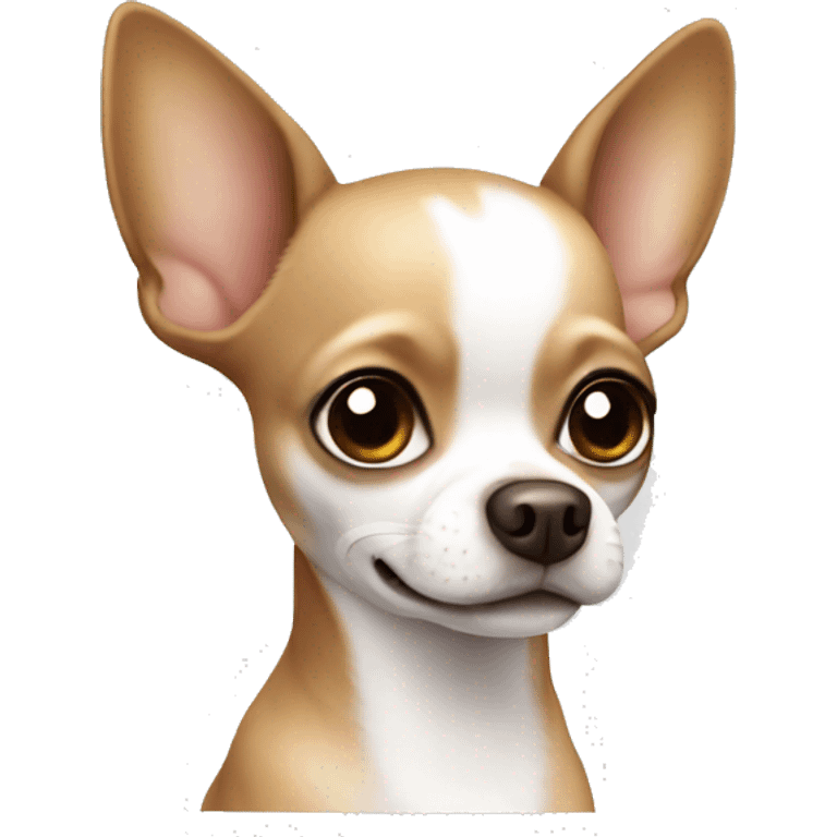 white brown chihuahua emoji