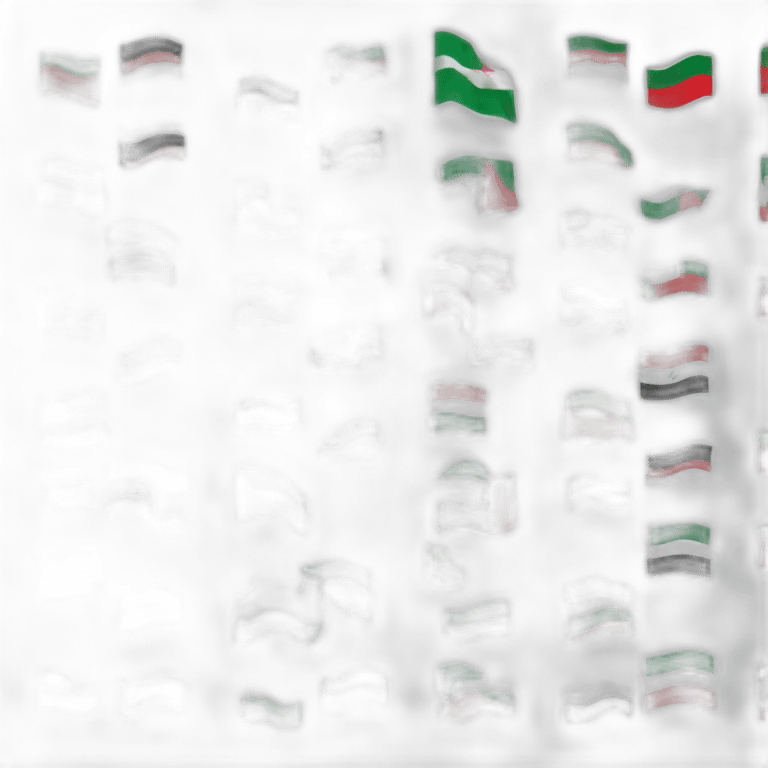 Combination of Iranian and Palestinian flags emoji