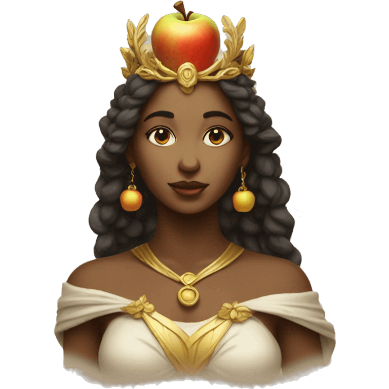 Goddess Eris with Golden Apple  emoji