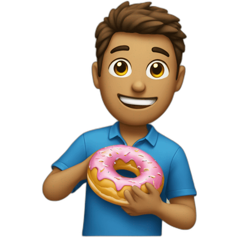 imcabolo with tupe eating donut emoji