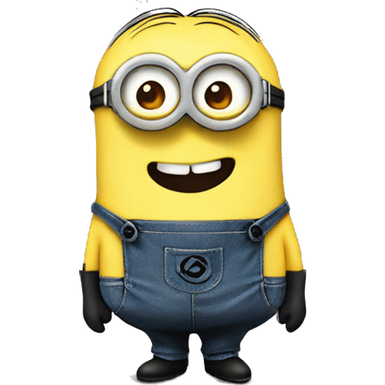 Kevin minion with carbon fibre skin emoji