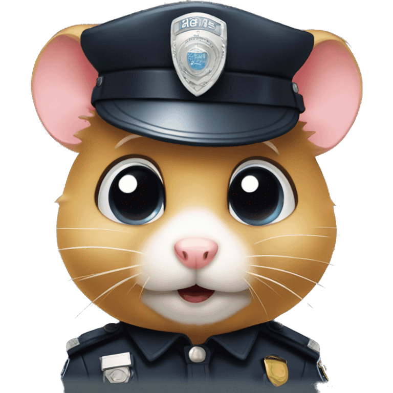 hamster cop emoji