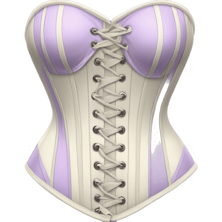 Lilac ivory corset  emoji