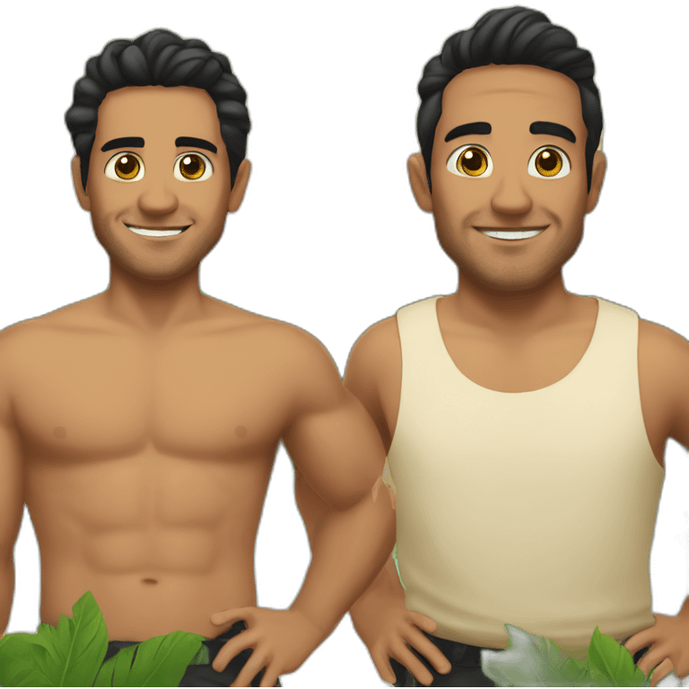 island boys, Franky Venegas and Alex Venegas emoji