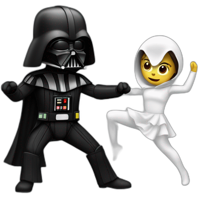 Dark Vador en train de danser emoji