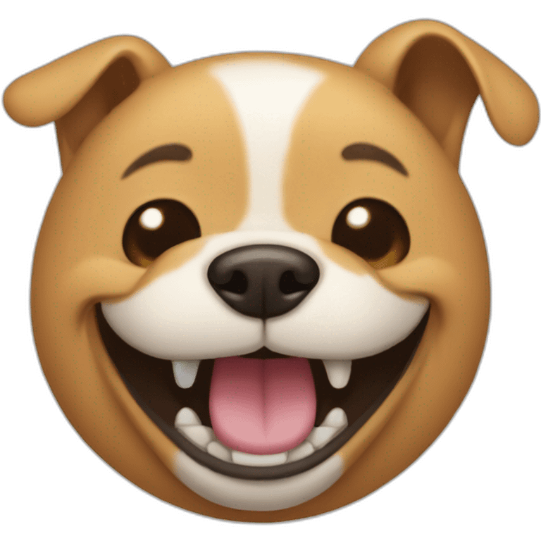 dog laugh emoji