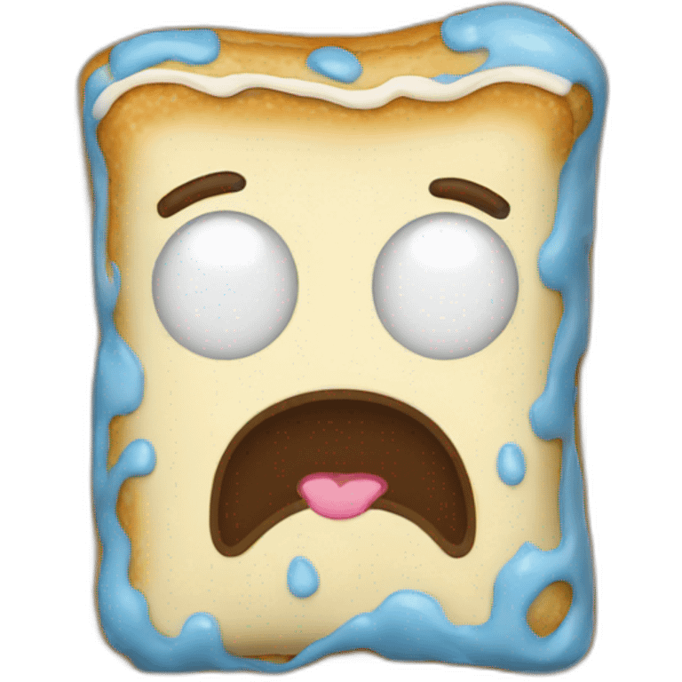 pop tart crying emoji