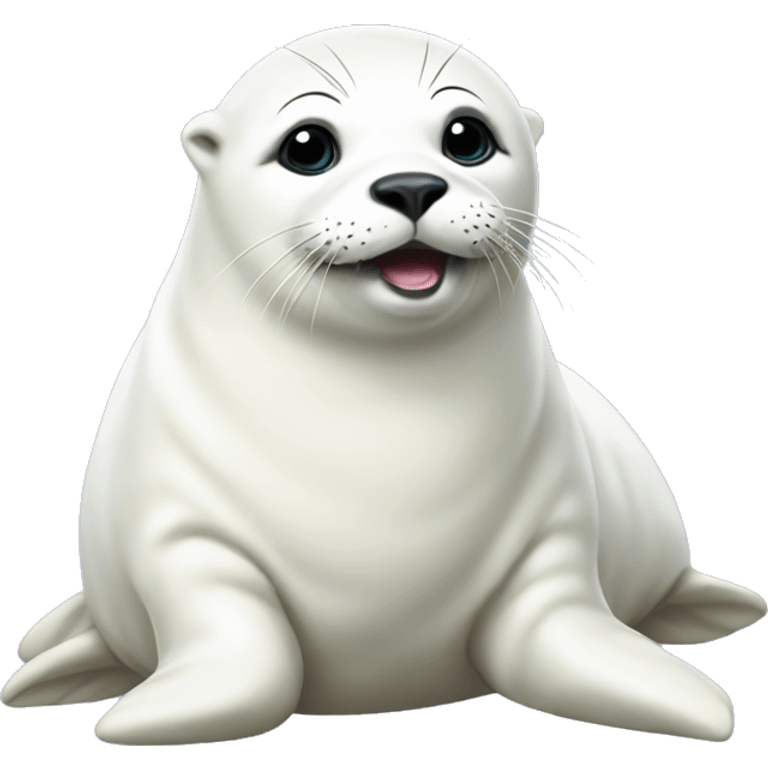 white harp seal emoji