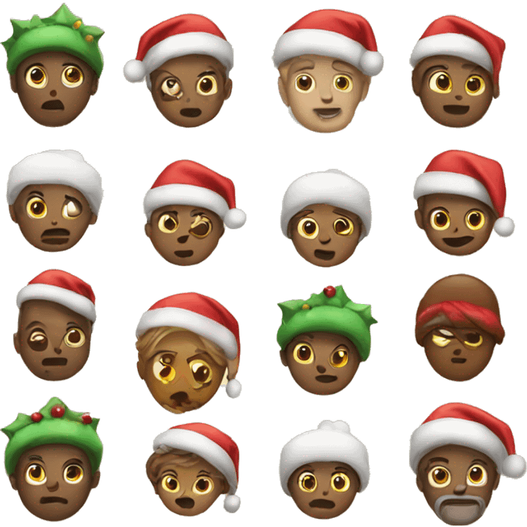 Christmas heard emoji