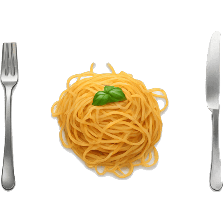 A plate of spaghetti  emoji